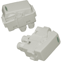 Apagador sencillo blanco t/evolucion