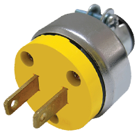Clavija industrial amarilla