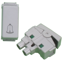 Botón timbre blanco t/evolución