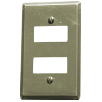 Placa 2/u aluminio t/Q Romy