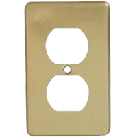 Placa duplex aluminio Romy