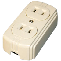 Contacto duplex sobreponer aterrizado Solaris