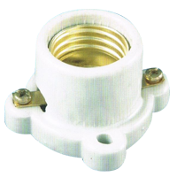 Socket porcelana cuadrado