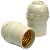 Socket sencillo marfil