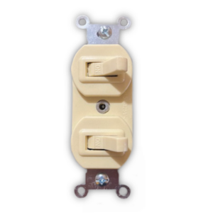 Apagador duplex p/placa marfil Supplier