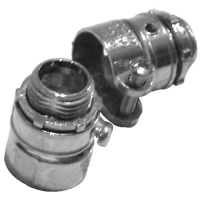 Conector recto p/tubo zapa 3/4″
