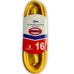 Extensión Amarilla Uso Rudo 2×16 10m