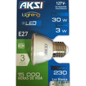 Reflector Led 3w 127v E27 Aksi