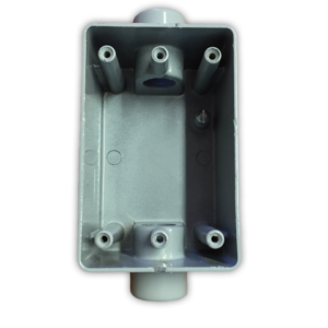 Electro registro rectangular FSC de 1/2"