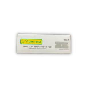 Navaja 1 filo (100pzas) Lion Tools