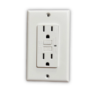 Placa c/ contacto duplex blanca tierra aislada