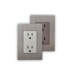 Placa Armada contacto duplex c/tierra PRO