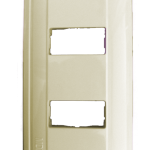 Placa 2/u marfil T/M