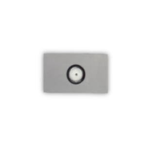 Toma TV coaxial plata Línea PRO